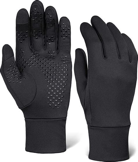 Touch Screen Running Gloves Thermal Winter Glove Liners For Cold Weather For Men Women