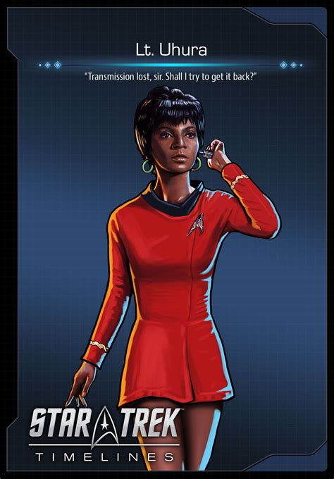 Lt Uhura From Star Trek The Original Series Star Trek Characters