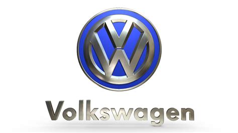 Volkswagen Logo 3d Model Obj 3ds Fbx C4d Lwo Ma