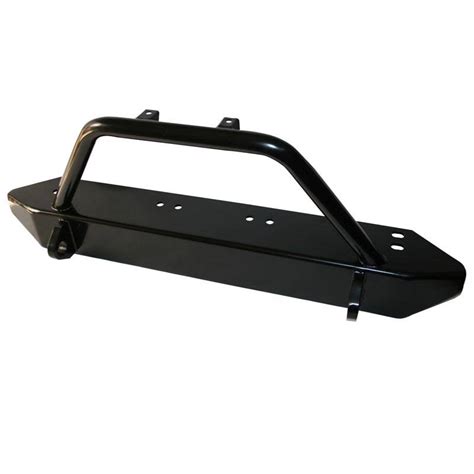 Tj Front Bumper Stubby Wlight Bar And Shackle Mounts