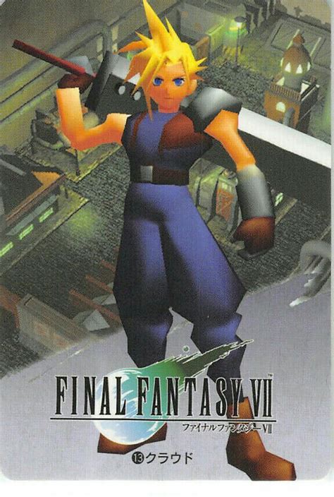 Final Fantasy Vii Rpg Cloud Strife Ps1 1997 Final Fantasy Final