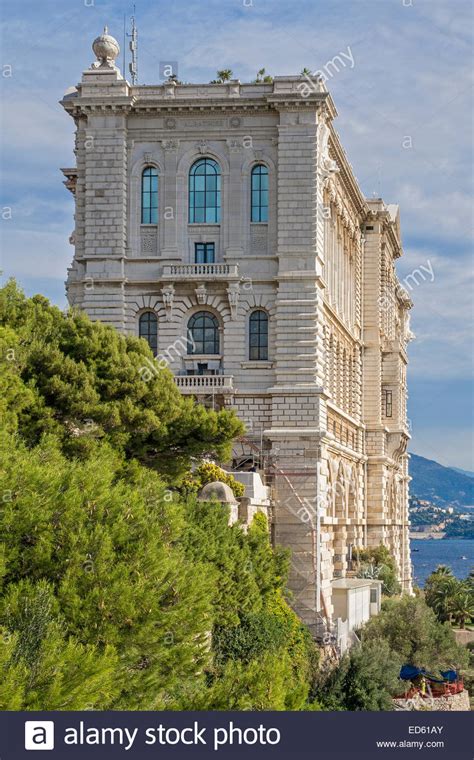 Oceanographic Museum Monte Carlo Monaco Stock Photo