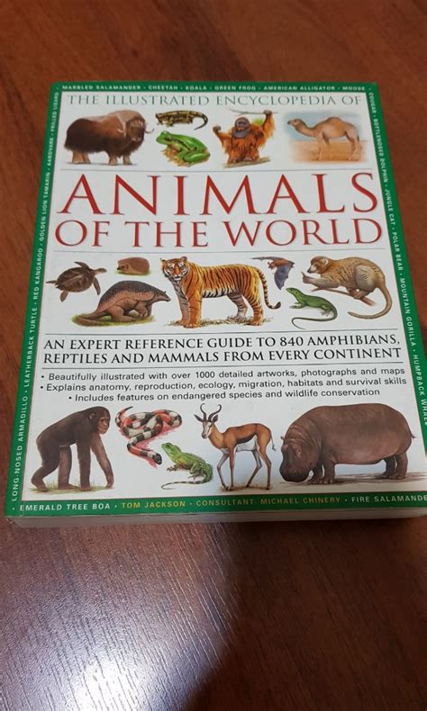 Illustrated Encyclopedia Of Animals Of The World Hobbies And Toys Books