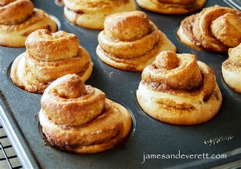 Muffin Pan Cinnamon Rolls Recipe James And Everett Recipe Cinnamon