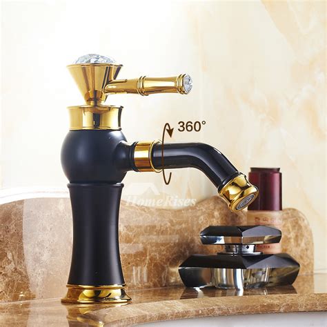 The bar sink above is from a gorgeous kitchen. 360° Rotatable Gold Retro Copper Bathroom Faucet Matte ...