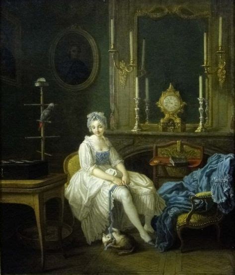 Louis Rolland Trinquesse French 1745 C 1800 An Elegant Interior With