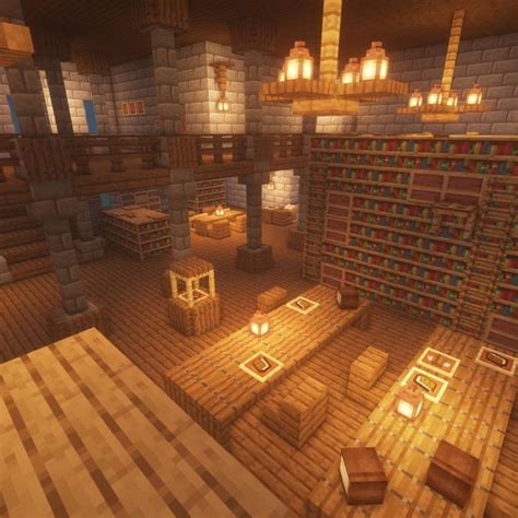 Minecraft Library Building