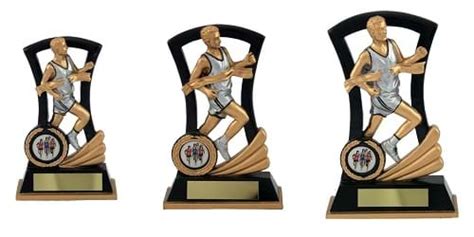 Male Running Trophies Resin Rsr Series Motorsport Trophies