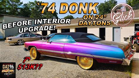 1974 Caprice Donk On 24 Gold Daytons What Should He Do To His