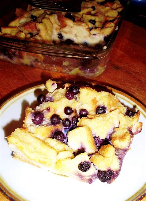 Cooking To Perfection Lemon Blueberry Bread Pudding