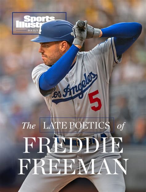 Dodgers Freddie Freeman The Beauty Behind The Leftys Swing Sports