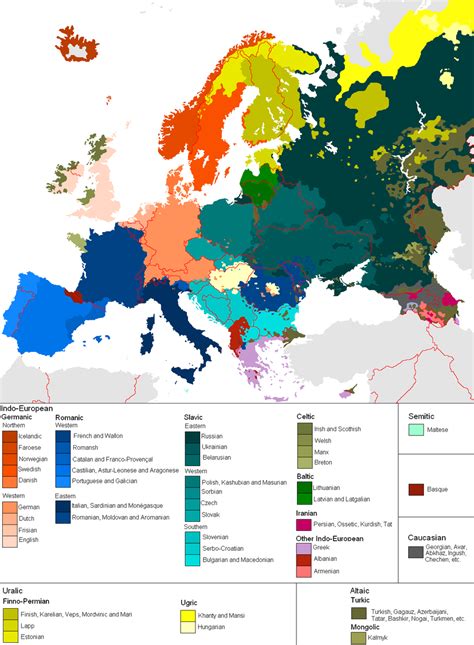 Language Map Of Europe Translation Blog