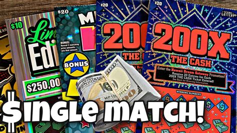 Ingle Match 🤑 200x The Cash Limited Edition And More 90 Texas Lottery Scratch Offs Youtube