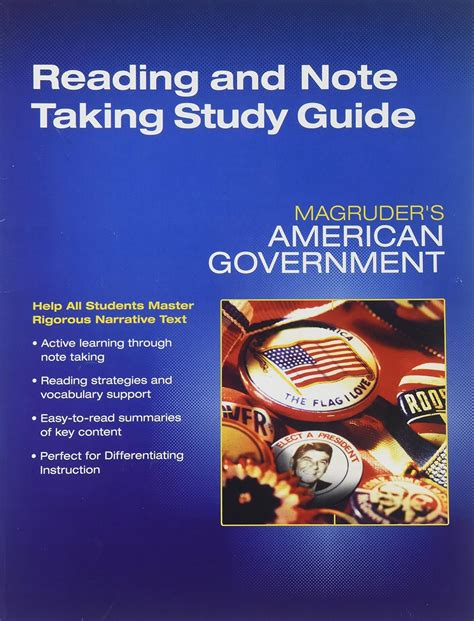 Magruders American Government Reading And Notetaking Study