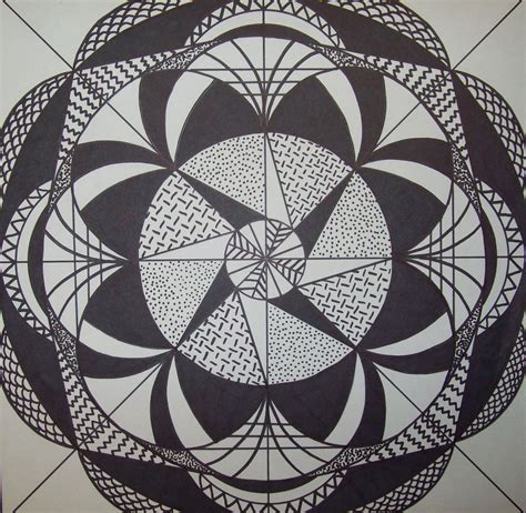 Symmetry Art Black And White