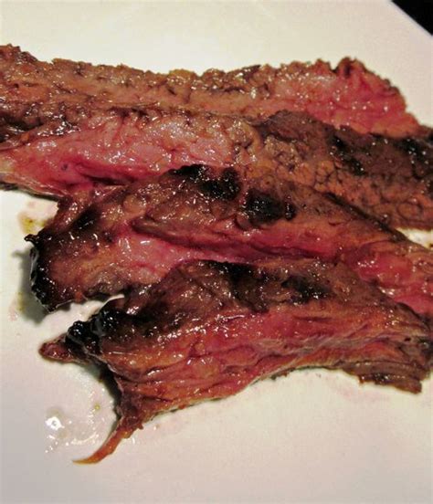 Grilled Marinated Sirloin Flap Steaks Pages Pucks And Pantry