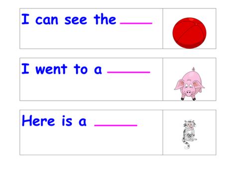 Bingo cards made with cvc words, good for teaching phonics. CVC words and sentences by michfish1 - Teaching Resources - TES