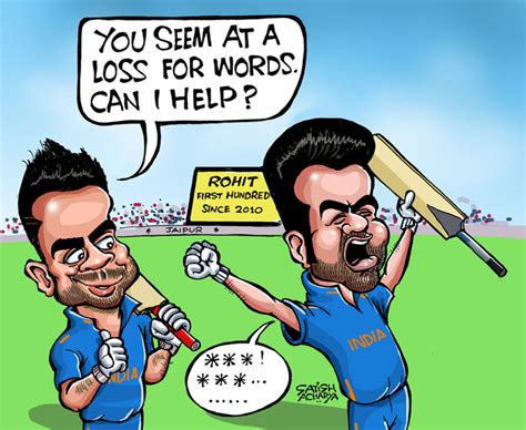 funny cartoons of cricketers