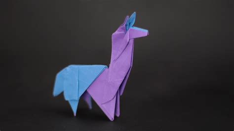 Origami Llama For Diego How To Fold Francescomassimoorigami Youtube