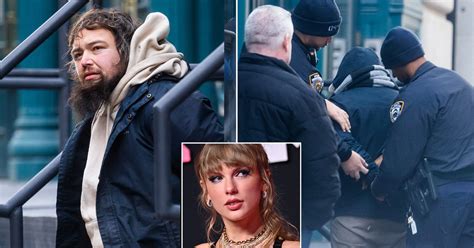 taylor swift stalker arrested outside singer s nyc apartment and taken away in cuffs mirror