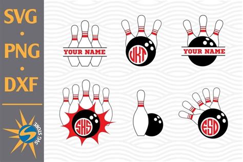 Bowling Clipart SVG File - Creative All Free Fonts For Designers