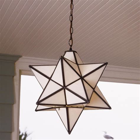 Moravian Star Outdoor Hanging Light Outdoor Lighting Ideas