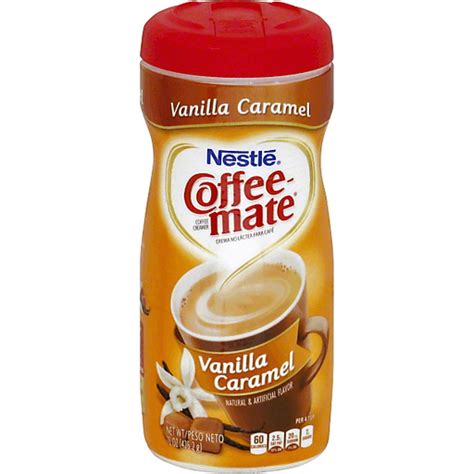 Nestle coffee mate french vanilla (1 tbsp) calories: Nestle Coffee-Mate Vanilla Caramel Coffee Creamer ...