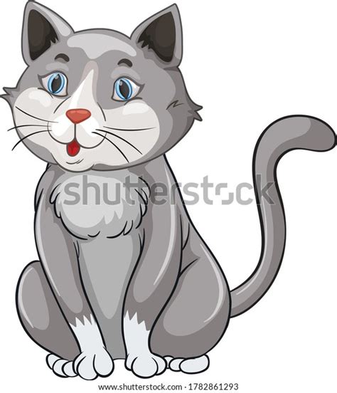 Cat Cartoon Vector Art Illustration Stock Vector Royalty Free