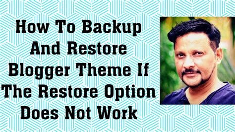 How To Backup And Restore Bloggerblogspot Theme Pages Posts