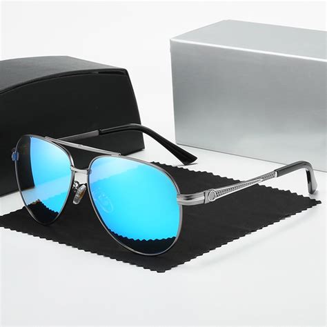 in stockluxury sunglasses men women polarized driving mirror glasses brand designer mercede