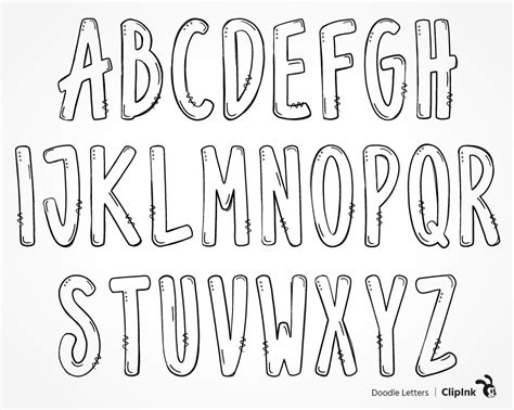 Doodle Letters Alphabet