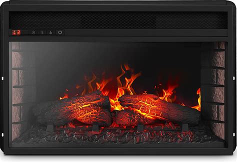 Della 26 Inch 1400w 3d Infrared Electric Fireplace Heater Insert With