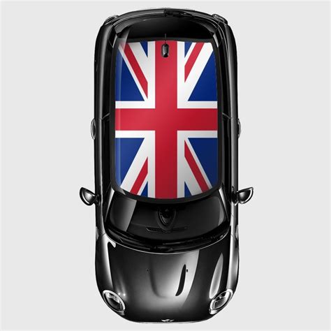 Adhesive Union Jack Decals In Printing With Margin Border For Minis Roof
