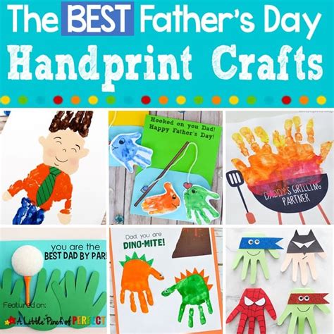 The Best Fathers Day Handprint Crafts For Kids To Make