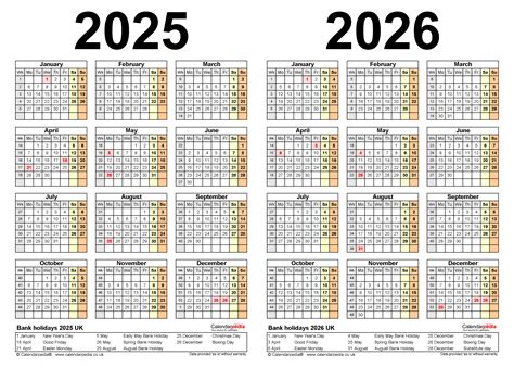 Union County 2025 - 2025 Calendar

