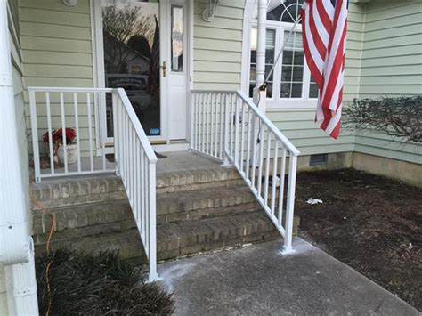 1 step decorative wrought iron handrail for stairs indoor outdoor grab rail garage porch deck walkway entrance solid steel safety grabrail. Safety railings | Hand railings | Railings for stairs | Iron hand rails | Outdoor hand railings ...