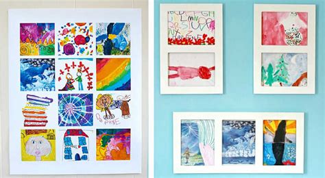 21 Ways To Display Kids Artwork Honor Creativity And Manage The Piles