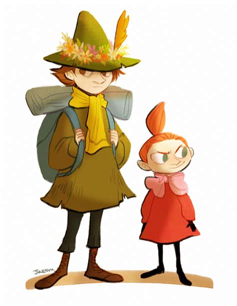 Snufkin And Little My Moomin Character Design Moomin Valley