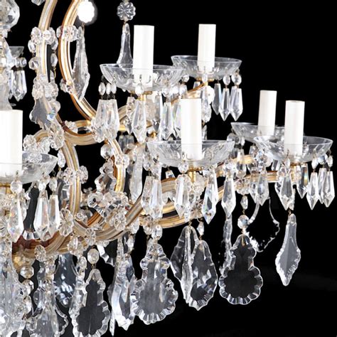 Large French Maria Theresa Crystal Chandelier Fs 2964 Antique Warehouse