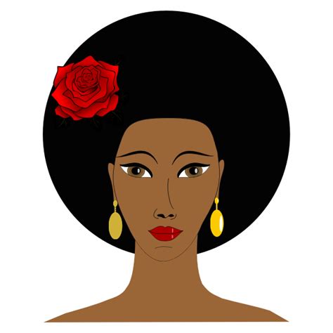 Black Woman Free Svg