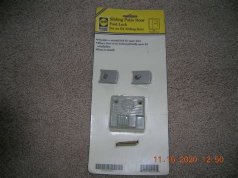 New Pella Sliding Patio Door Foot Bolt Lock For Ox Doors Proline