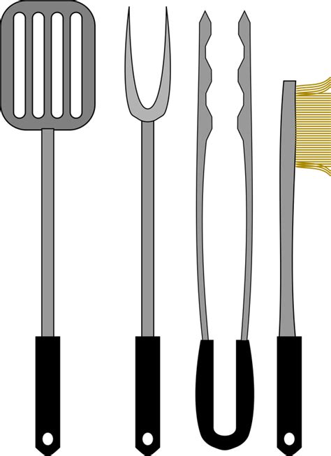 Barbecue Tools Vector Graphics Image Free Stock Photo Public Domain
