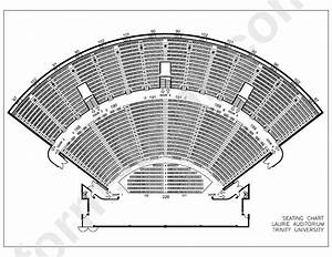 Laurie Auditorium Seating Chart Trinity University Printable Pdf Download