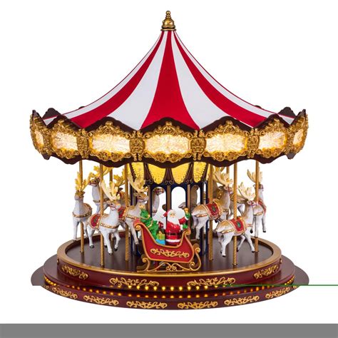 Mr Christmas 17 Deluxe Christmas Carousel 20668993 Hsn