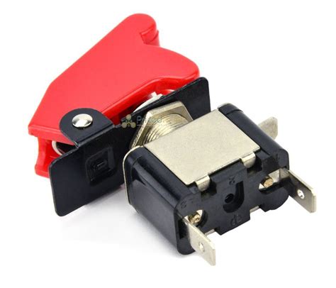 2 Pack Toggle Switch On Off Rocker Red Led 12 V Car Truck Boat Airplane