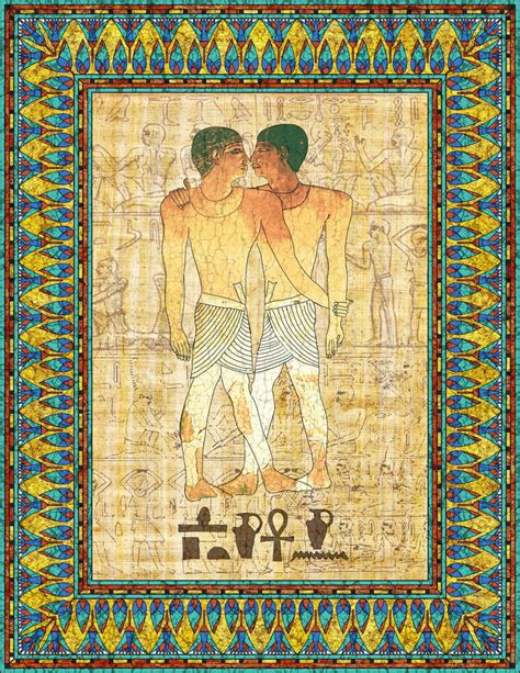 the kiss niankhkhnum and khnumhotep by brightstone on deviantart