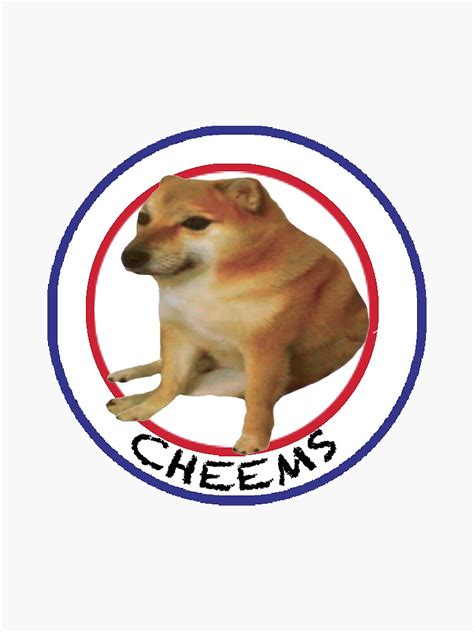 Cheems Sticker By Dkmemes Redbubble