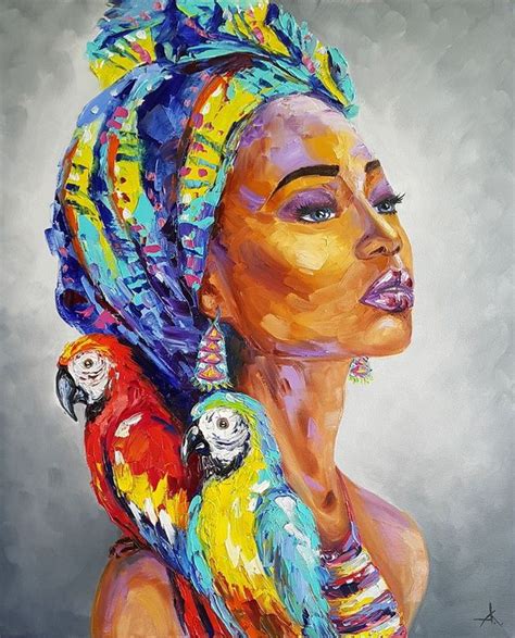 African Woman Oil Painting Africa African Wo Artfinder Black Art