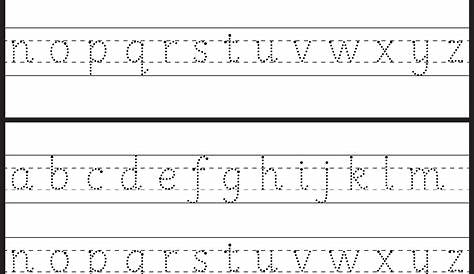 lowercase letter worksheets for kindergarten