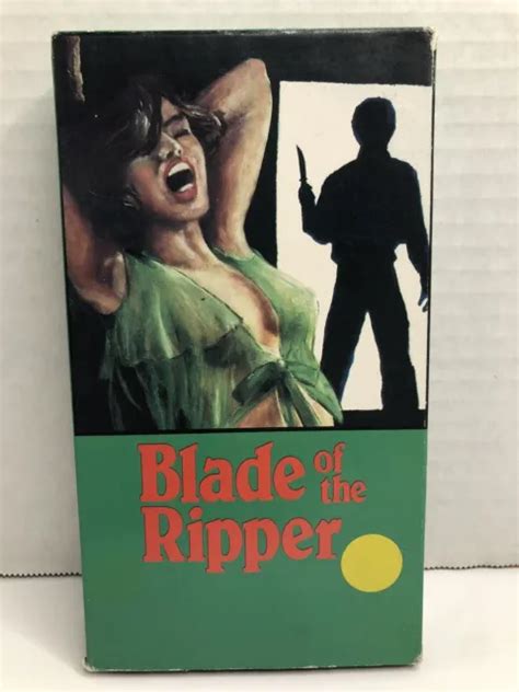 BLADE OF THE Ripper VHS AKA Next Victim CULT CLASSIC Horror Giallo